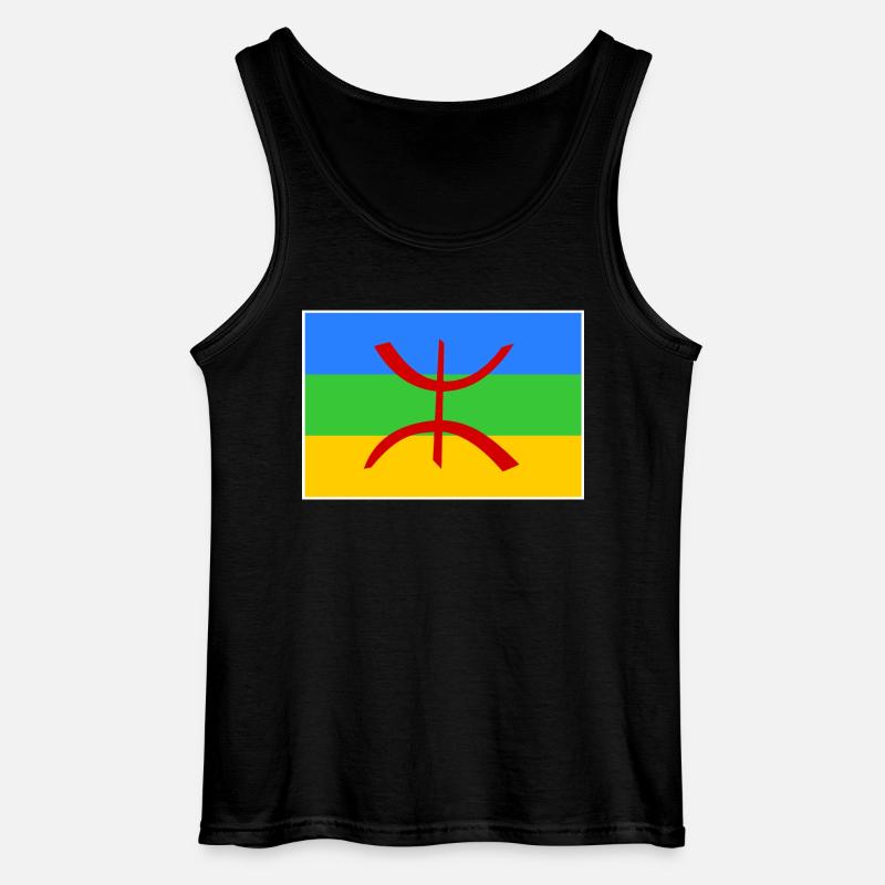 Amazigh - Gildan Männer Tank Top - Schwarz