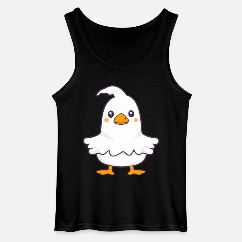 Gans Halloween Lustig Geist - Gildan Männer Tank Top - Schwarz