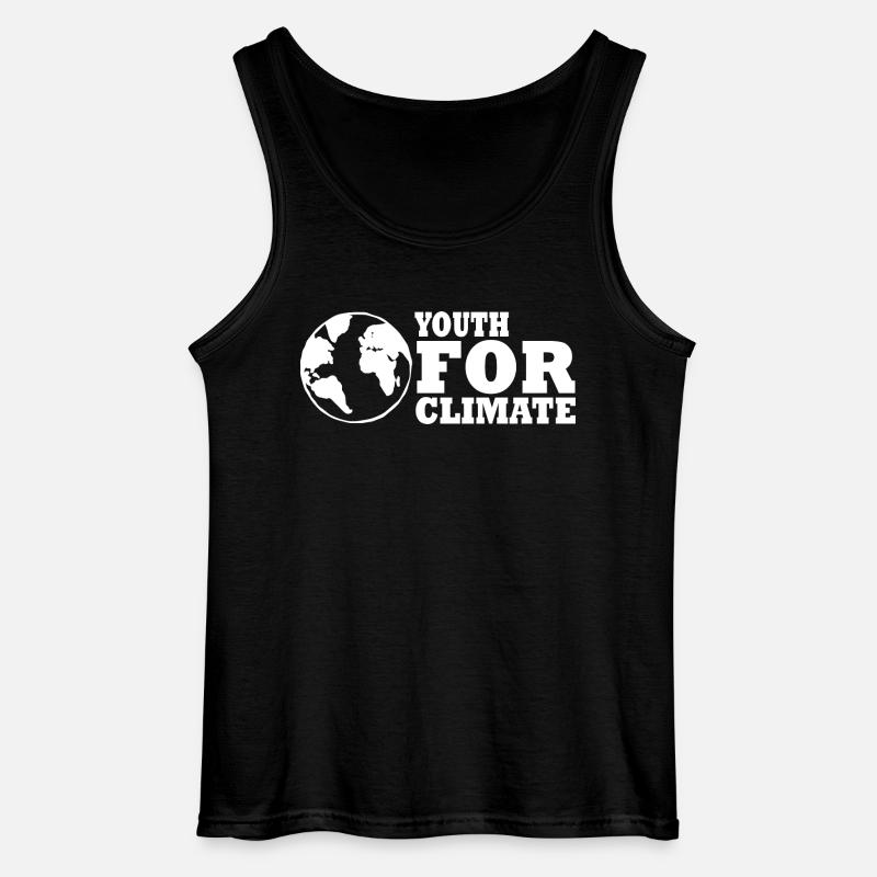 Youth for climate - Gildan Männer Tank Top - Schwarz