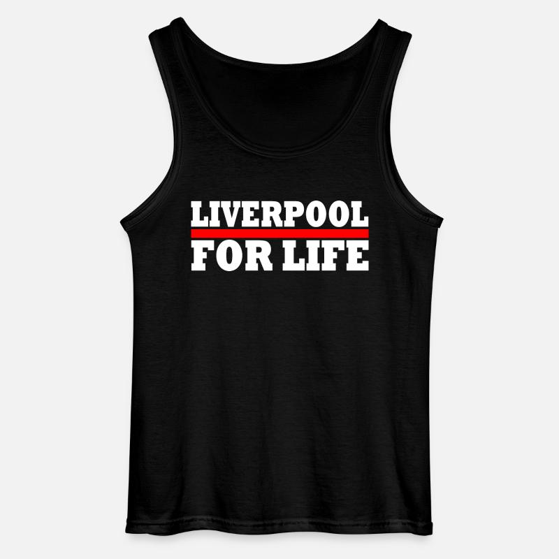 LIVERPOOL - Gildan Männer Tank Top - Schwarz