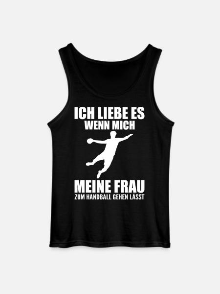 Handball Player Handball Gift - Gildan Men’s Tank Top - black