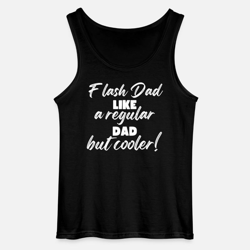 Bloc Flash Papa Boulderer - Débardeur Gildan Homme - noir