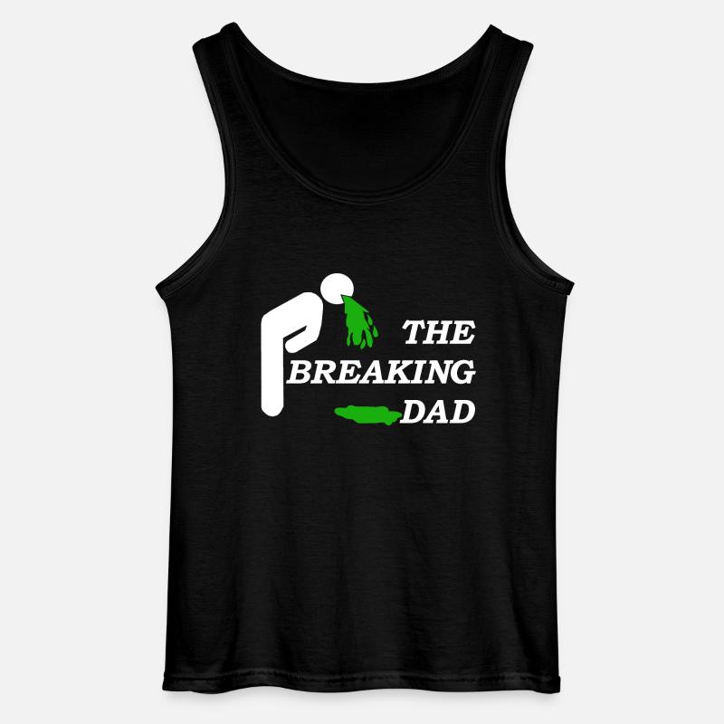 Dad - Gildan Männer Tank Top - Schwarz