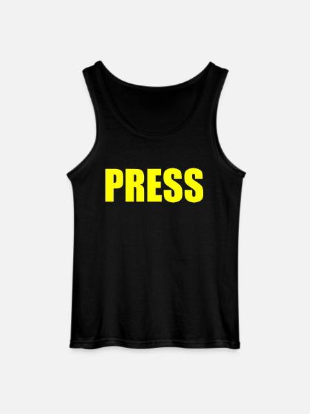 Press - Gildan Men’s Tank Top - black