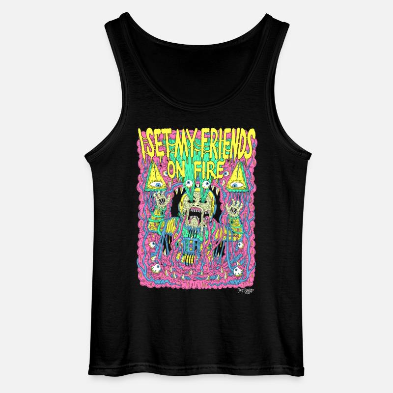 FriendsOnFire - Gildan Männer Tank Top - Schwarz