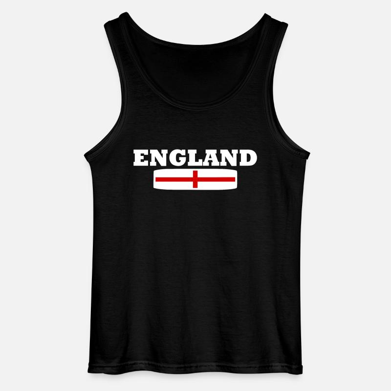 England - Gildan Männer Tank Top - Schwarz