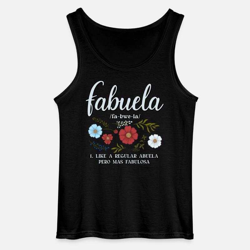 Fabuela - Gildan Männer Tank Top - Schwarz