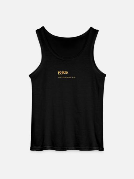 POTATO Kartoffel - Gildan Men’s Tank Top - black