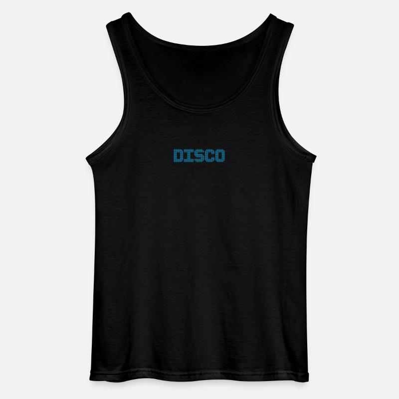 DISCO - Gildan Männer Tank Top - Schwarz
