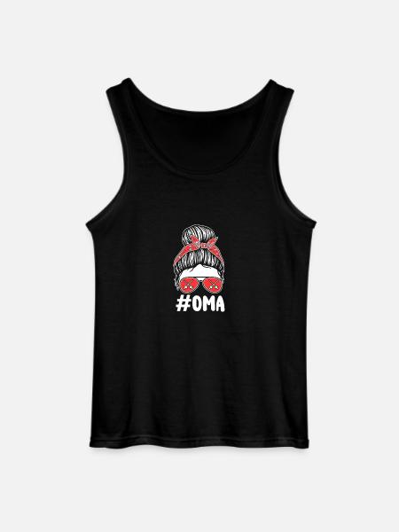 Fechter Oma Fechten - Gildan Männer Tank Top - Schwarz