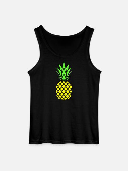 Ananas - Gildan Männer Tank Top - Schwarz