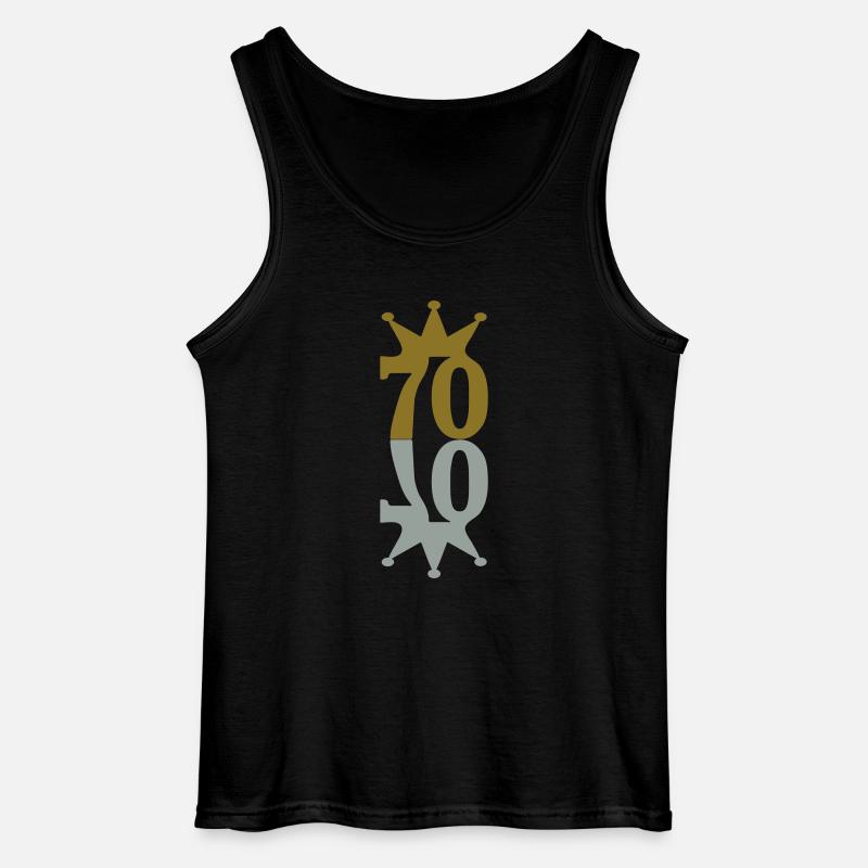 70_corona_reflection - Gildan Männer Tank Top - Schwarz