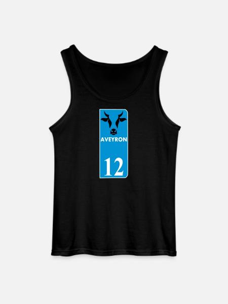 Aveyron - Gildan Men’s Tank Top - black