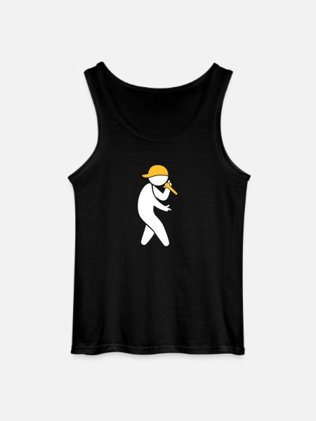 Hiphop Rapper - Gildan Männer Tank Top - Schwarz