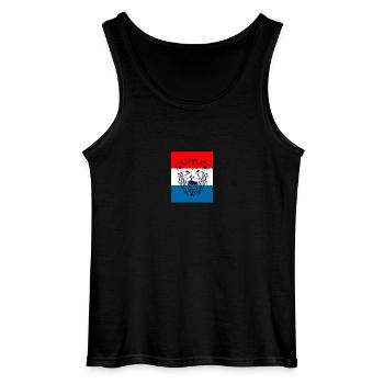 Pays-Bas - Débardeur Gildan Homme - noir - Devant - AI Model Male 185 dark (185cm)