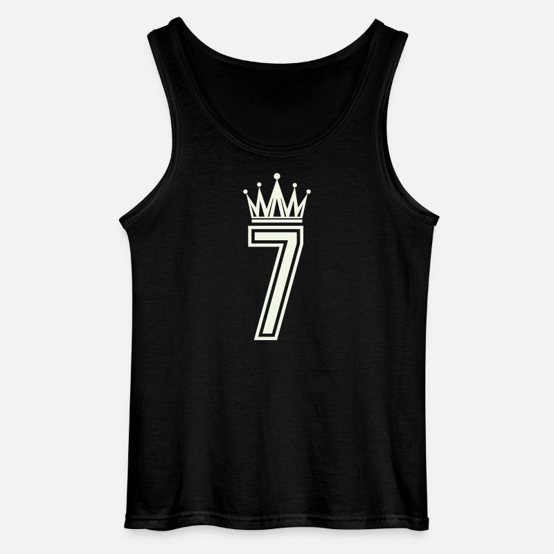 Königliche Sieben Logo - Gildan Männer Tank Top - Schwarz