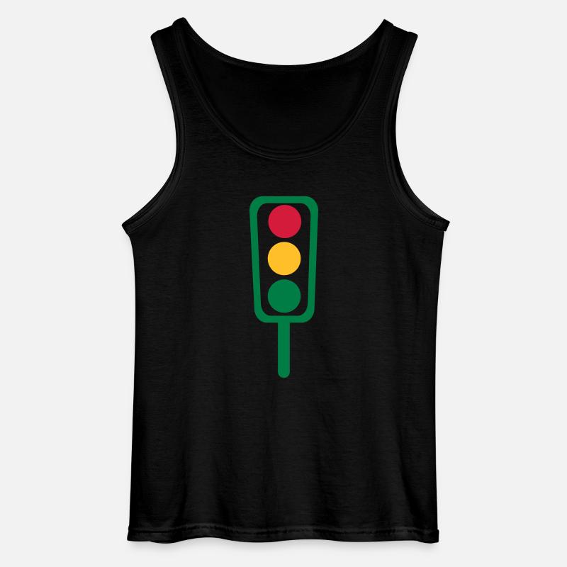 Ampel - Gildan Männer Tank Top - Schwarz
