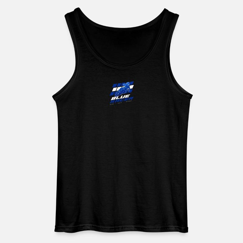 Blue Racer - Gildan Männer Tank Top - Schwarz