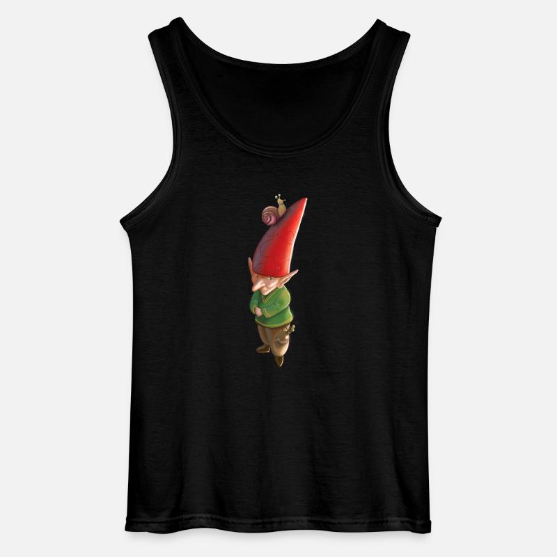Netter kleiner Kobold - Gildan Männer Tank Top - Schwarz