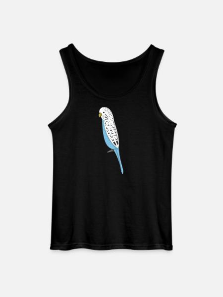 budgerigar - Gildan Men’s Tank Top - black