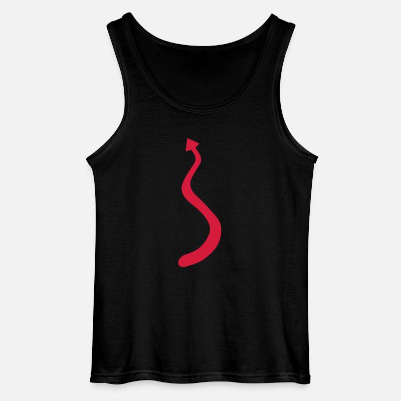 Teufel - Gildan Männer Tank Top - Schwarz