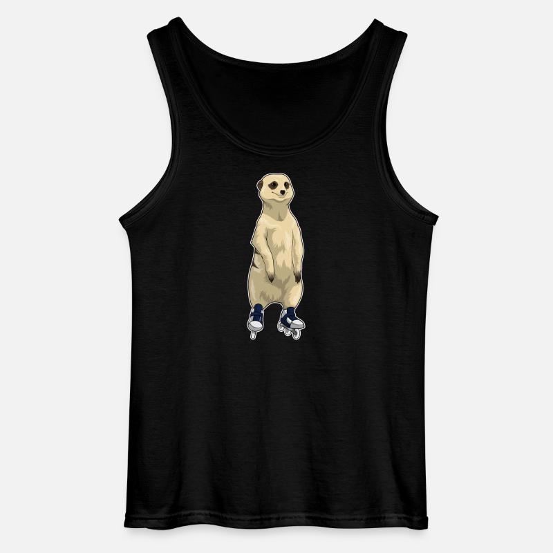 Erdmännchen Inline skating Inline skates - Gildan Männer Tank Top - Schwarz