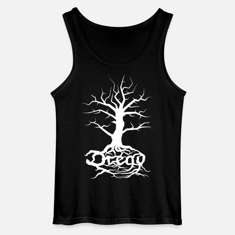 Dread Baum Weiß - Gildan Männer Tank Top - Schwarz