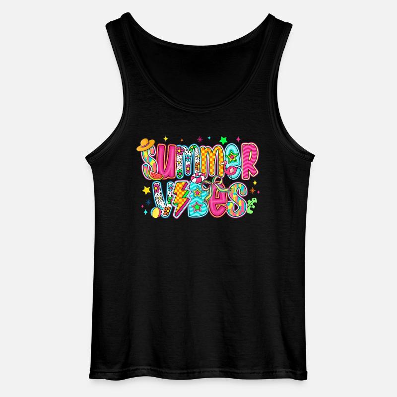 Summer Vibes - Gildan Männer Tank Top - Schwarz