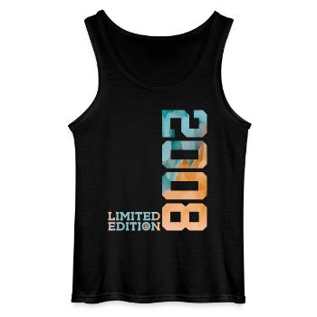 18. GEBURTSTAG LIMITED EDITION 2008 - Gildan Männer Tank Top - Schwarz - Vorne - AI Model Male 185 dark (185cm)