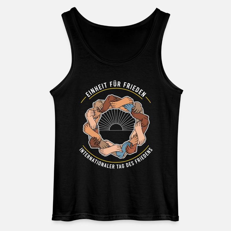 Unity for Peace - Gildan Men’s Tank Top - black