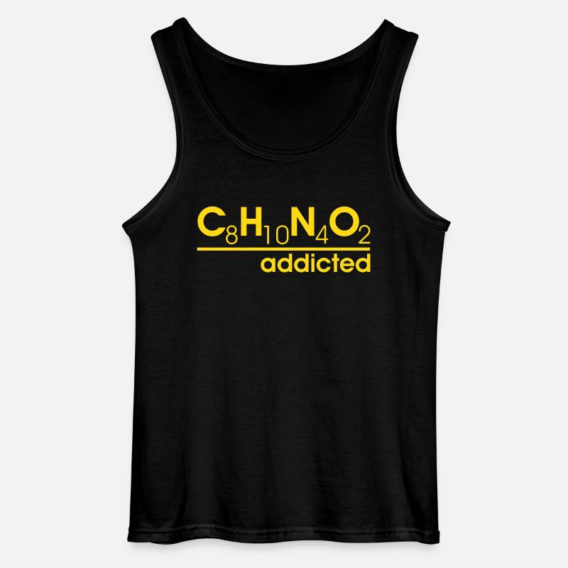 coffein süchtig - Gildan Männer Tank Top - Schwarz