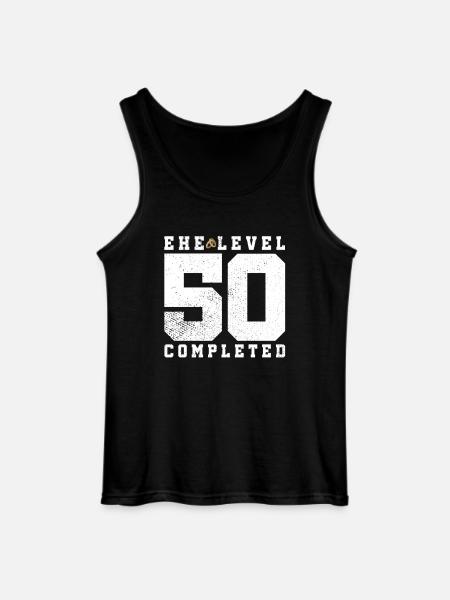 Marriage Level 50 Completed - Gildan Men’s Tank Top - black