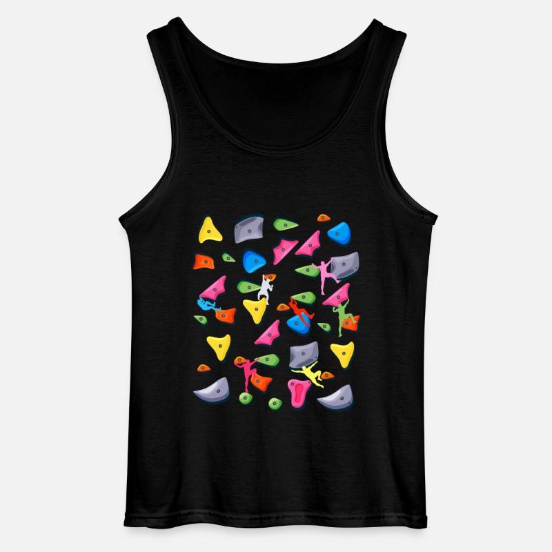 Bouldern Klettern Boulderer Boulder - Gildan Männer Tank Top - Schwarz