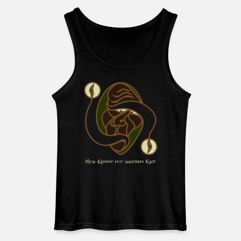 Kampf Mit Innerem Kind - Gildan Männer Tank Top - Schwarz