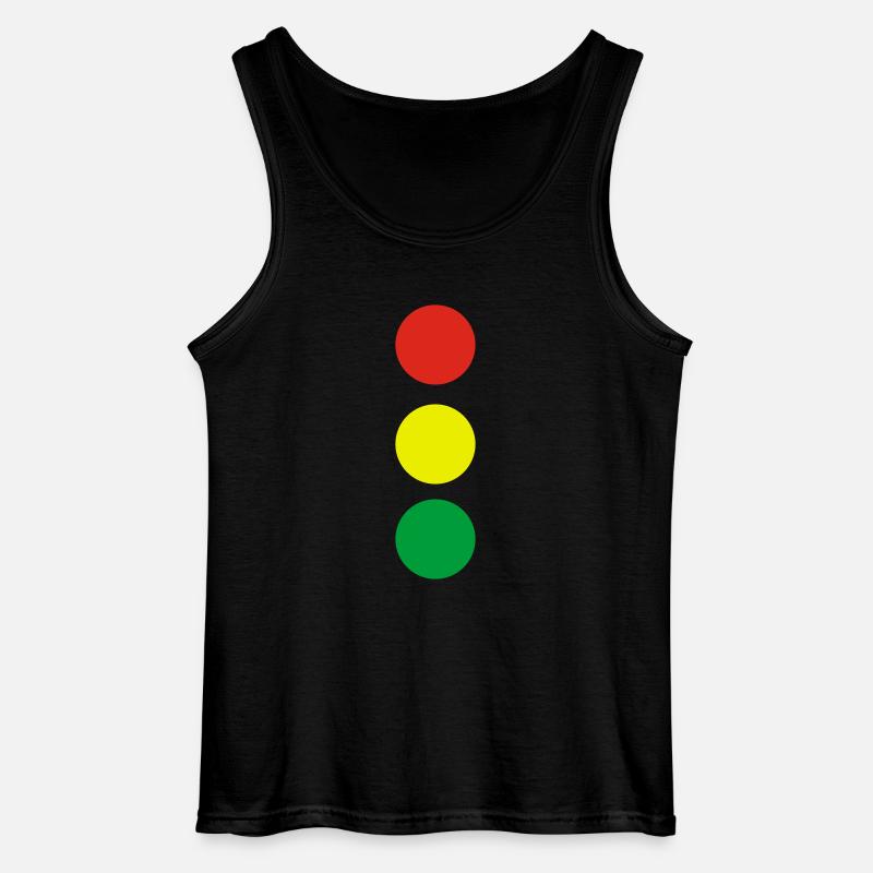 Ampel - Gildan Männer Tank Top - Schwarz