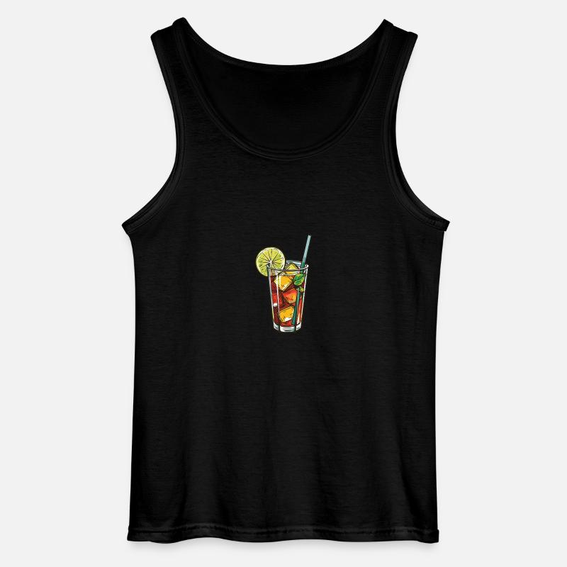 Limonade Getränk - Gildan Männer Tank Top - Schwarz