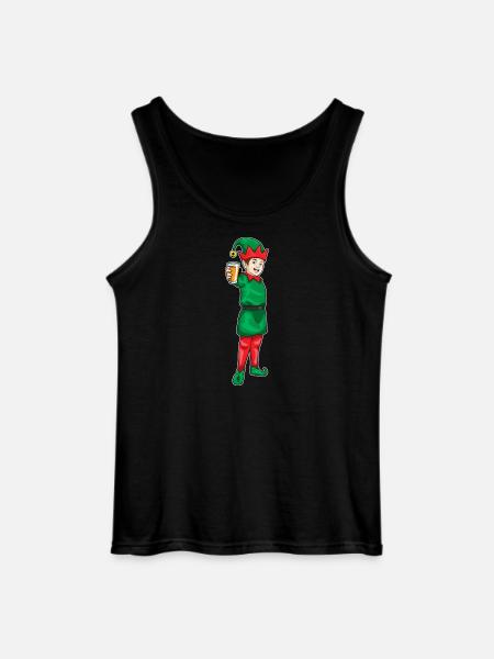 Elf Weihnachten Saft - Gildan Männer Tank Top - Schwarz