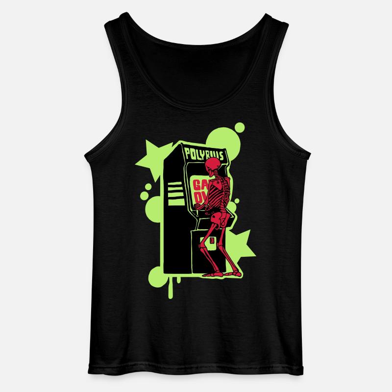 Hallo-Score - Gildan Männer Tank Top - Schwarz