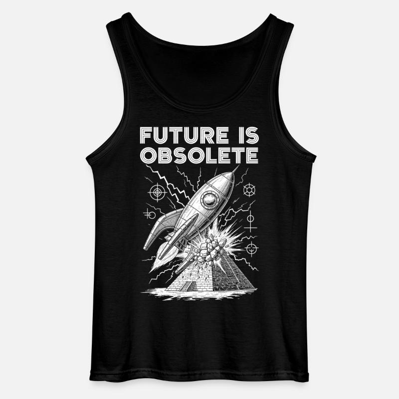 Zukunftsvision Raumfahrt Design - Gildan Männer Tank Top - Schwarz