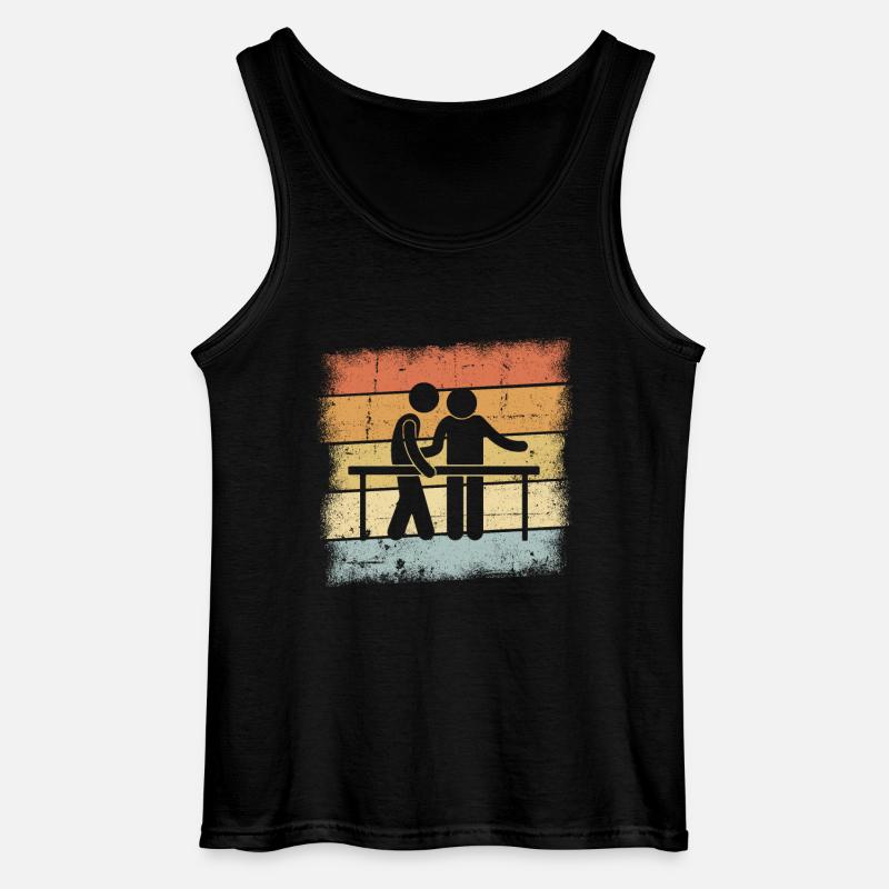 Physiotherapeut Geschenk - Gildan Männer Tank Top - Schwarz