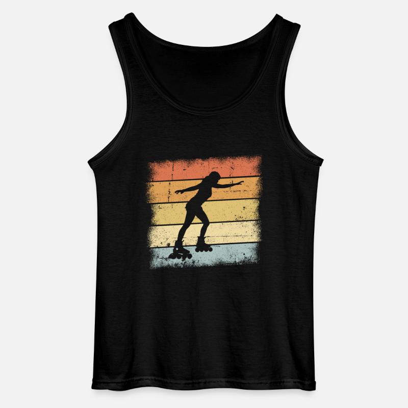 Roller Derby - Gildan Männer Tank Top - Schwarz