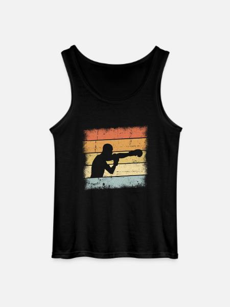 Boxer Retro - Gildan Men’s Tank Top - black