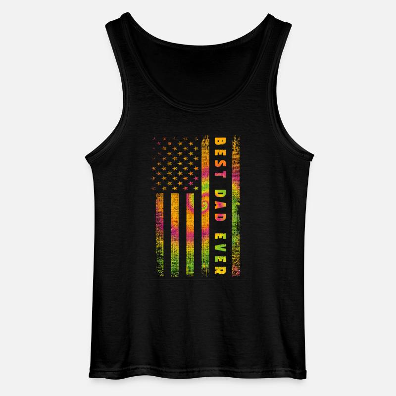 Best Dad ever - Gildan Männer Tank Top - Schwarz