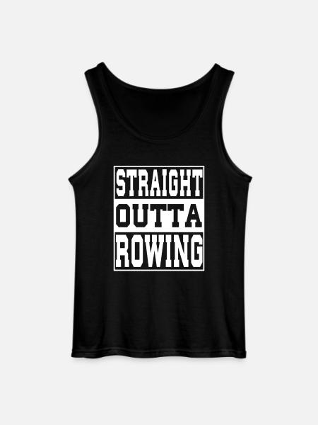Rowing saying funny - Gildan Men’s Tank Top - black
