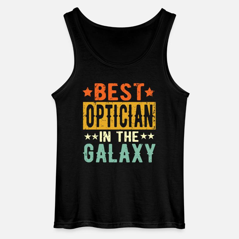 Best Optiker ever Optiker Geschenk - Gildan Männer Tank Top - Schwarz