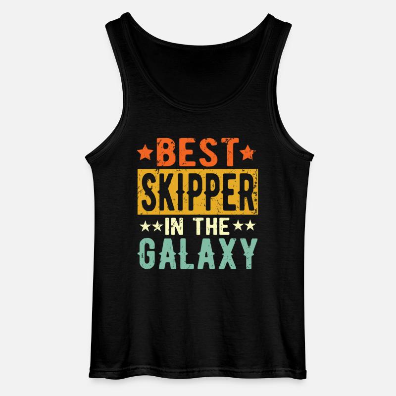 Best Skipper ever Skipper Geschenk - Gildan Männer Tank Top - Schwarz
