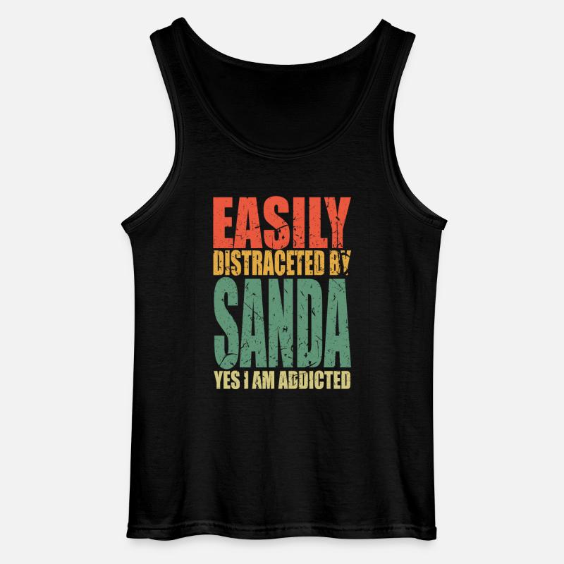 Sanda Spruch lustig - Gildan Männer Tank Top - Schwarz