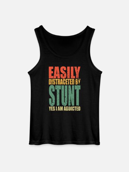 Stunt saying funny - Gildan Men’s Tank Top - black