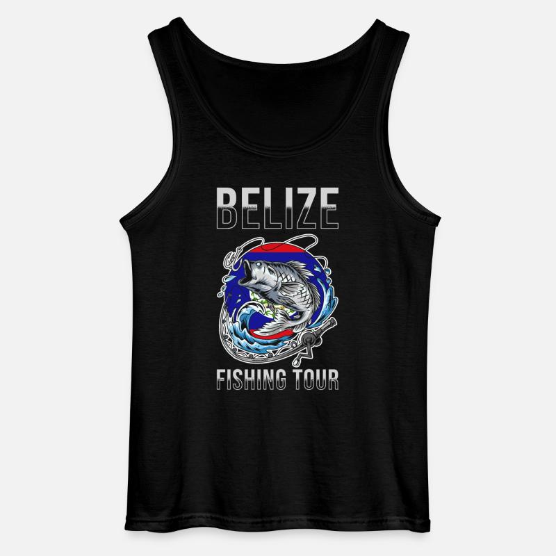 Angeltour Belize - Gildan Männer Tank Top - Schwarz