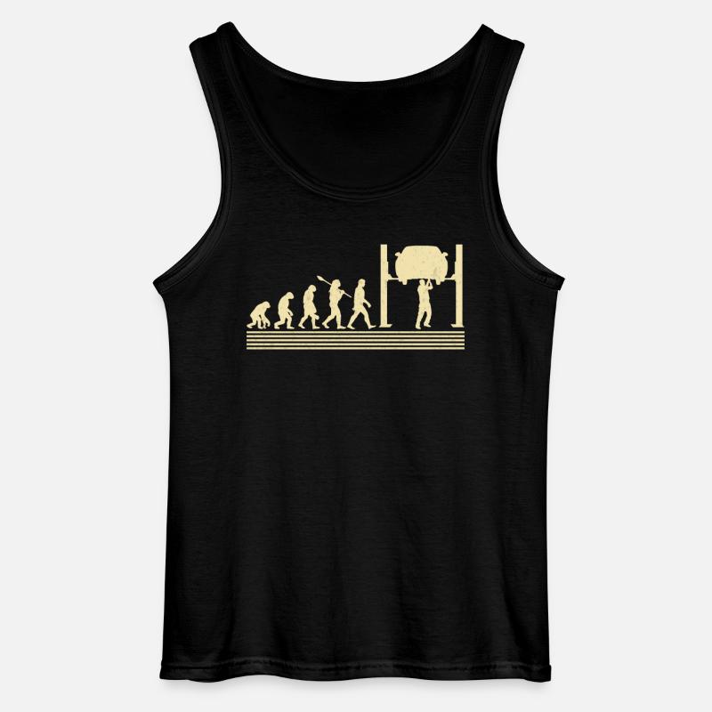 Automechanische Evolution - Gildan Männer Tank Top - Schwarz